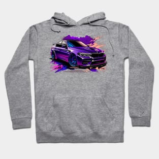 Purple sports car Hoodie